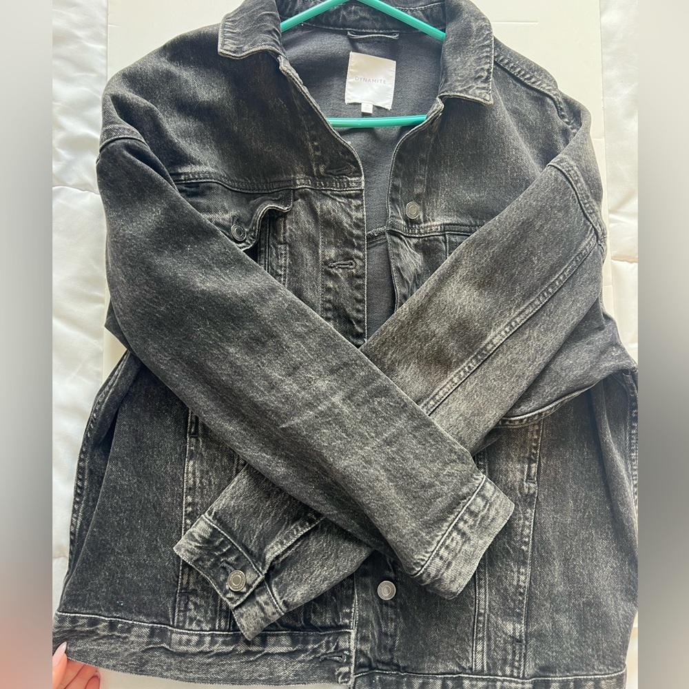 Oversized denim jacket